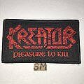 Kreator - Patch - Kreator Pleasure To Kill strip patch