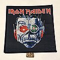 Iron Maiden - Patch - Iron Maiden Wasted Years patch dark blue border