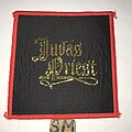 Judas Priest - Patch - Judas Priest old logo patch red border