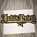 Judas Priest - Patch - Judas Priest embroidered back shape old logo