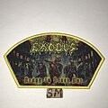 Exodus - Patch - Exodus Blood In Blood Out patch yellow border