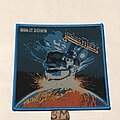 Judas Priest - Patch - Judas Priest Ram It Down patch blue border