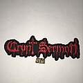 Crypt Sermon - Patch - Crypt Sermon embroidered patch