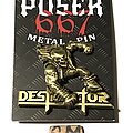 Destructor - Pin / Badge - Destructor Hopping Evil pin Gold version