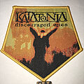 Katatonia - Patch - Katatonia Discouraged Ones patch yellow border