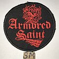 Armored Saint - Patch - Armored Saint embroidered circle patch