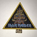 Iron Maiden - Patch - Iron Maiden The Clairvoyant triangle patch yellow border