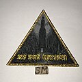 New World Depression - Patch - New World Depression Descent triangle patch gold glitter border