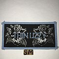 Thin Lizzy - Patch - Thin Lizzy mini strip patch light blue border