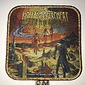 Unleash The Archers - Patch - Unleash The Archers Abyss patch gold glitter border