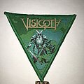 Visigoth - Patch - Visigoth The Revenant King triangle patch teal border