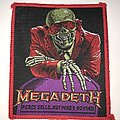 Megadeth - Patch - Megadeth Peace Sells patch red border