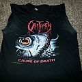 Obituary - TShirt or Longsleeve - Obituary, Cause Of Death, European Tour 1990 - Sleeveless Shirt