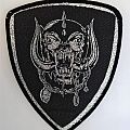 Motörhead - Patch - Motörhead Snaggletooth shield vintage woven patch