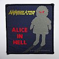 Annihilator - Patch - ANNIHILATOR Alice In Hell vintage woven patch