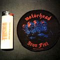 Motörhead - Patch - Motörhead - Iron Fist circular woven patch 2010