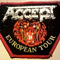 Accept - Patch - Accept - European Tour patch
