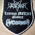 Desaster - Patch - Desaster/Witchburner Teutonic Metal Alliance