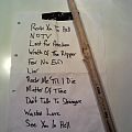 Grim Reaper - Other Collectable - (Steve Grimmett's) Grim Reaper setlist & drumstick Metal Magic 2015