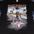 Iron Maiden - TShirt or Longsleeve - Iron Maiden-Los Angeles Event Shirt-Somewhere Back In Time World Tour