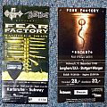 Fear Factory - Other Collectable - Fear Factory Tickets 1996 + 1998 + Setlist 1998 + guitar pick 1998