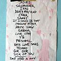 Gwar - Other Collectable - GWAR Setlists 1996 + 1997