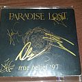 Paradise Lost - Tape / Vinyl / CD / Recording etc - Paradise Lost-True Belief 97 Signed