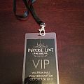 Paradise Lost - Other Collectable - Paradise Lost- Wolverhampton VIP Tour Pass 2013(25th anniversary)