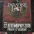 Paradise Lost - Other Collectable - Paradise Lost-Medusa Poster From Athens,Greece 2018