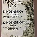 Paradise Lost - Other Collectable - Paradise Lost-Promo Poster Athens Thessaloniki 2015