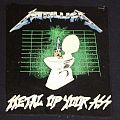 Metallica - Patch - Metallica metal up your ass backpatch