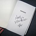 - Dave Mustaine singed copy of book