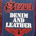 Saxon - Patch - Saxon - Denim and Leather, Denim Patch!
