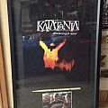 Katatonia - Other Collectable - Framed Signed Katatonia Shirt And Drum Stick.