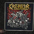 Kreator - Patch - Kreator Rubber patch PLEASURE TO KILL