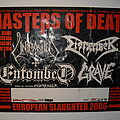 Unleashed - Other Collectable - MASTERS OF DEATH Tour poster Unleashed