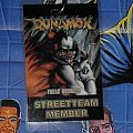 Runamok - Other Collectable - RUNAMOK Lanyard STREETTEAM MEMBER