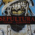 Sepultura - Patch - SEPULTURA Longstripe CHAOS WORLDWIDE