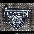 Accept - Patch - Accept Lion Shape silver-glittered vintage