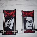 Mayhem - Patch - MAYHEM BACKPATCHES DEAD AND EURONYMOUS