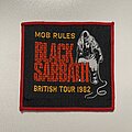 Black Sabbath - Patch - Black Sabbath - Mob Rules British Tour 1982
