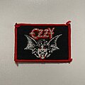 Ozzy Osbourne - Patch - Ozzy Osbourne - Bat (Red Border)