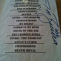 Possessed - Other Collectable - Possessed setlist
