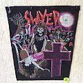 Slayer - Patch - Slayer - Live Undead - Pink Version - Vintage Backpatch