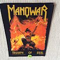 Manowar - Patch - Manowar - Triumph Of Steel - 1992 Concert Merchandising/Manowar - Back Patch