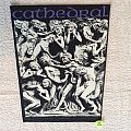 Cathedral - Patch - Cathedral - Soul Sacrifice - 1992 Popworld Promotions - Razamataz - Backpatch