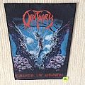 Obituary - Patch - Obituary - Cause Of Death - 1990 Blue Grape Merchandising - Razamataz - Back...