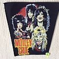 Mötley Crüe - Patch - Mötley Crüe - Band Picture 2 - Yellow/Red Logo - Vintage Back Patch