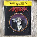 Anthrax - Patch - Anthrax - Now it's dark - Brockum - Back Patch 1989