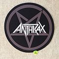 Anthrax - Patch - Anthrax - A-Pentagram Logo - 2014 Anthrax - Round Backpatch